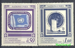 UNO Geneva 1991 Mi 206-207 MNH  (ZE1 UNG206-207) - ONU