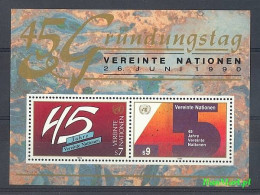 UNO Vienna 1990 Mi Block 5 MNH  (ZE1 UNVbl5) - ONU