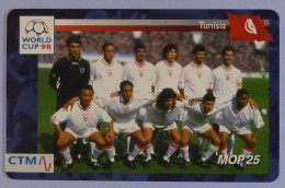 MACAU - Chip - CTM - Smart Card - TUNISIA - Football World Cup 98 - Mint - Macau