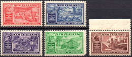 NEW ZEALAND/1936/MNH/SC#218-22/ CONGRESS OF THE CHAMBER OF CHAMBER OF COMMERCE OF THE BRITISH EMPIRE/ FULL SET - Nuevos