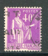 FRANCE- Y&T N°281- Oblitéré - 1932-39 Peace