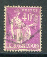 FRANCE- Y&T N°281- Oblitéré - 1932-39 Peace