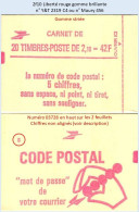 FRANCE - Carnet Conf. 8, Numéro 03728, Gomme Striée - 2f10 Liberté Rouge - YT 2319 C4 / Maury 456 - Moderne : 1959-...