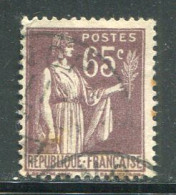 FRANCE- Y&T N°284- Oblitéré - 1932-39 Peace