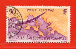 REF102 > NOUVELLE CALEDONIE > PA N° 61 Ø > Oblitéré Dos Visible > Used Ø - NCE - Oblitérés