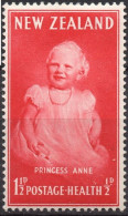 NEW ZEALAND/1952/MNH/SC#B40/ SEMI POSTAL STAMP/ PRINCESS ANNA/ 1 1/2p+1/2p CRIMSON - Nuovi