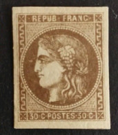 FRANCE CERES EMISSION DE BORDEAUX 47 Neuf* TB 4 MARGES COTE +500€ - 1870 Bordeaux Printing