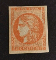 FRANCE CERES EMISSION DE BORDEAUX 48 Neuf* TB 4 MARGES COTE +750€ - 1870 Bordeaux Printing