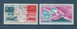 Saint Pierre Et Miquelon - Poste Aérienne - YT PA N° 38 Et 39 * - Neuf Avec Charnière - 1967 - Ongebruikt