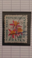 D150- TIMBRE OBLITÉRÉ FRANCE TAXE N °100 - ANNÉE 1964/71 -" FLEUR DES CHAMPS : ANCOLIE ". - 1960-.... Afgestempeld