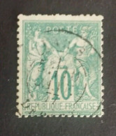 TIMBRE FRANCE TYPE SAGE N 65 OBL CAD PARIS COTE +30€ - 1876-1878 Sage (Tipo I)