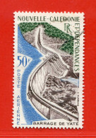 REF102 > NOUVELLE CALEDONIE > PA N° 70 Ø > Oblitéré Dos Visible > Used Ø - NCE > Barrage De Yaté - Used Stamps