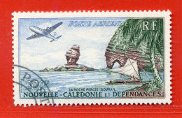 REF102 > NOUVELLE CALEDONIE > PA N° 71 Ø > Oblitéré Dos Visible > Used Ø - NCE > Roche Percée De Bourail - Used Stamps