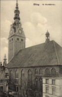 CPA Elbląg Elbing Westpreußen, St. Nicolaikirche - Westpreussen
