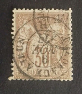 TIMBRE FRANCE TYPE SAGE N 69 OBL CAD DOUBLE - 1876-1878 Sage (Tipo I)