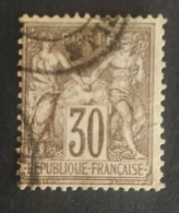 TIMBRE FRANCE TYPE SAGE N 69 OBL CAD BRUN FONCE - 1876-1878 Sage (Tipo I)