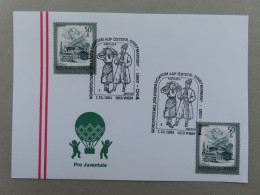 Österreich Pro Juventute - Mit Sonderstempel 1. 12. 1984 Wien, Volksbrauchtum Auf Österreichische Briefmarken (Nr. 2165) - Other & Unclassified