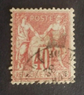 TIMBRE FRANCE TYPE SAGE N 70 OBL CAD 1882 COTE +45€ - 1876-1878 Sage (Tipo I)