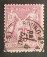 TIMBRE FRANCE TYPE SAGE N 71 OBL CAD BOURG ST - 1876-1878 Sage (Tipo I)