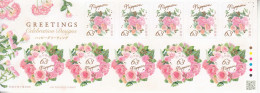 2019 Japan Greetings Celebration Designs Flowers Roses GOLD Foil  Miniature Sheet Of 10 MNH @ BELOW FACE VALUE - Unused Stamps