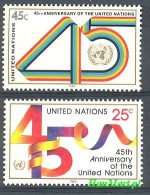 UNO New York 1990 Mi 602-603 MNH  (ZS1 UNN602-603) - ONU