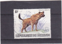 Burundi COB 904 WWF Hyena Dieren Uit Afrika-Animaux D'Afrique 1983 MNH - Usati