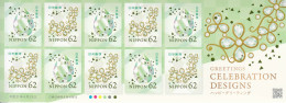 2019 Japan Greetings Celebration Designs FOIL Miniature Sheet Of 10 MNH @ BELOW FACE VALUE - Neufs