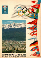 N°6201 W -cpsm Grenoble -jeux Olympiques D'Hiver- - Olympic Games