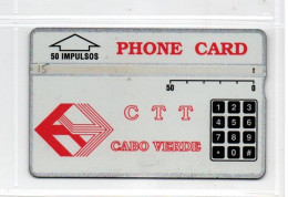 1 Télécarte Cap Vert - Cabo Verde - Précurseur TC à Puce - Kaapverdische Eilanden