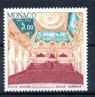 MONACO -- MONTE CARLO -- Poste Aérienne -- 100e Anniversaire De Monte Carlo-- Salle Garnier 1866 - 1966 -- 5 Francs - Posta Aerea
