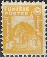 TUNISIA 1944 Mosque And Olive Trees - 30c. - Yellow MNH - Nuovi