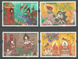 Thailand 1997 Mi 1787-1790 MNH  (ZS8 THL1787-1790) - Snakes