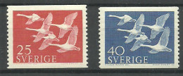 Sweden 1956 Mi 416-417 MNH  (ZE3 SWD416-417) - Ganzen