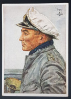 GERMANY THIRD 3rd REICH ORIGINAL CARD WILLRICH WWII KREIGSMARINE UBOAT COMMANDER - War 1939-45