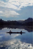 GABON FRANCEVILLE Lever De Soleil Sur Le Lac MAMVOUMBOU Lac Des Hippopotames 24(scan Recto-verso)MA353 - Gabon