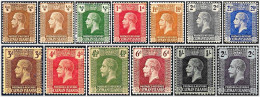 Cayman Islands KGV SG69-83, 1921-26 13 Values Short Set, Mounted Mint C1 - Kaaiman Eilanden