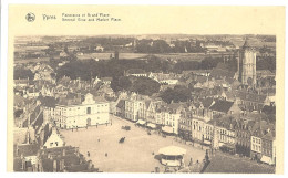 CPA BELGIQUE - YPRES - Panorama Et Grand'Place - Ieper