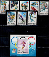 ROMANIA 1992 WINTER OLYMPICS GAMES ALBERTVILLE  MI No 4761-8 BLOCK 269 MNH VF!! - Unused Stamps