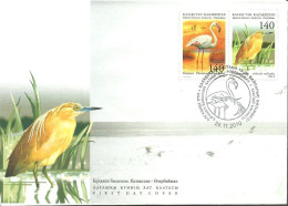 Kazakhstan 2010 Mi 690-691 FDC  (FDC ZS9 KZKpar690-691b) - Marine Web-footed Birds