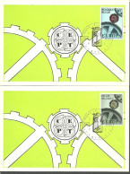 Belgium 1967 Mi 1472-1473  Max Card  (MAX ZE3 BLG1472-1473c) - 1967