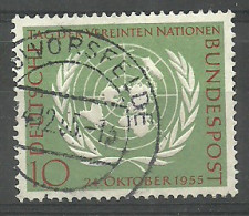 Germany, Federal Republic 1955 Mi 221 Cancelled  (SZE5 GRM221) - ONU