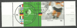 Germany, Federal Republic 2002 Mi 2258-2259 Cancelled  (SZE5 GRMabomarpar2258-2259) - 2002 – Corea Del Sur / Japón