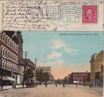 AK  "Canton Ohio - North On Market Street" - Stuttgart        1913 - Covers & Documents