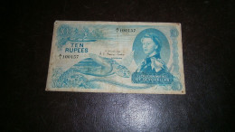 SEYCHELLES 10 RUPEES 1968 - Seychellen