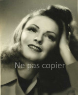 HELLA CROSSLEY Vers 1940 Cinéma Actrice Comédienne Photo MARCUS BLECHMAN - Famous People