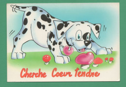 Cherche Cœur Tendre ( Chien Dalmatien, Champignons Rouge ) - Hongos