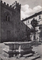 CARTOLINA  FANO PESARO MARCHE PALAZZO MALATESTIANA PARTICOLARE VIAGGIATA 1956   Y13 - Pesaro