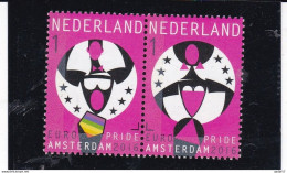 Netherlands Pays Bas Europride Amsterdam 2016 NVPH 3428/3429 MNH** - Nuevos