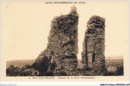 AMQP3-0218-39 - Sites Pittoresque Du Jura - CHATEAU-CHALON - Ruines De La Tour Charlemagne - Lons Le Saunier