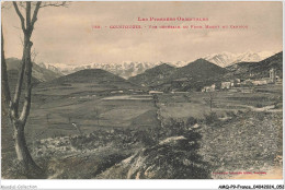 AMQP9-0866-66 - Les Pyrénées-orientales - COUSTOUGES - Vue Générale - Au Fond - Massif Du Canigou - Ceret